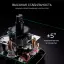 RGK SP-312G - ротационный нивелир (ротационный / зелёный луч / диаметр до 500 м с приемником / ±0,125 мм / АКБ)