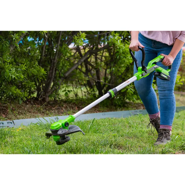 Greenworks G24LT301, 24V без АКБ и ЗУ - аккумуляторный триммер