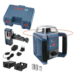 Bosch GRL 400 H SET - ротационный нивелир с красным лучом