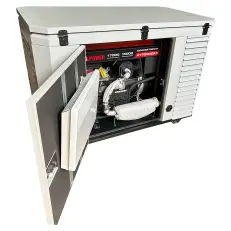 A-iPower A17000EAX в супертихом зимнем кожухе 1700SS RAL 7035