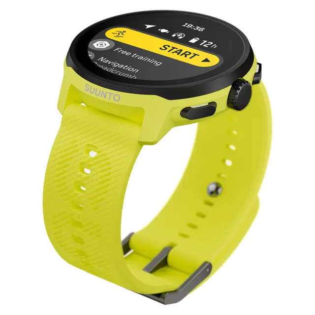 SUUNTO RUN Lime - смарт часы с силиконовым ремешком