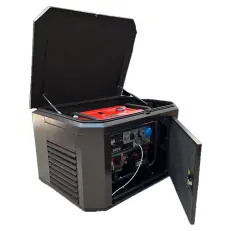 A-iPower A7000EAX в супертихом зимнем кожухе 1400SS RAL 8019