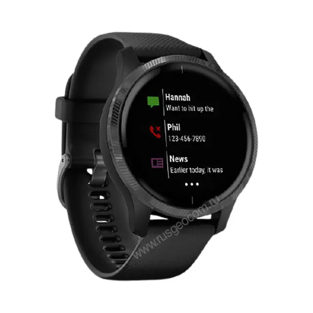 Garmin Venu черные с серым безелем