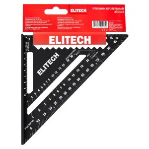 Elitech 330101 - угольник-транспортир алюминиевый