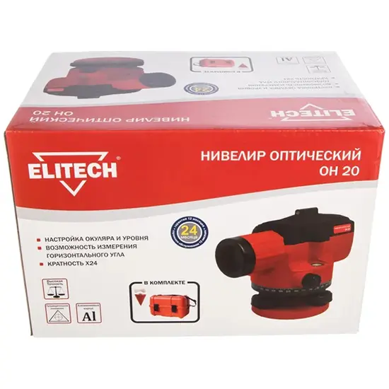 Elitech ОН 20 - оптический нивелир
