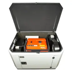 A-iPower A6000EAX в супертихом зимнем кожухе 1400SS RAL 7035 + блок автозапуска A-iPower 230 В, 50 А