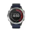 спортивные Часы Garmin Quatix 6 серый с синим ремешком