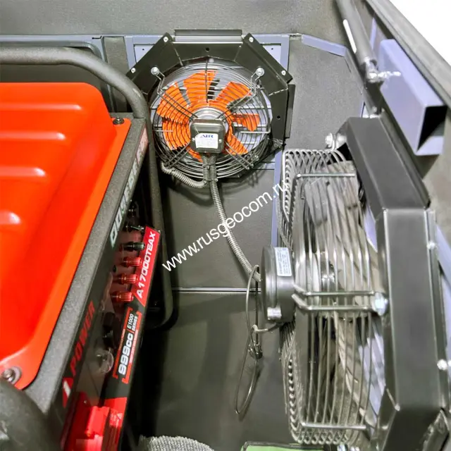 A-iPower A11000TEAX в тихом зимнем кожухе 1600 RAL 7024 + блок автозапуска A-iPower 230В/400В 100А 8 ПИН