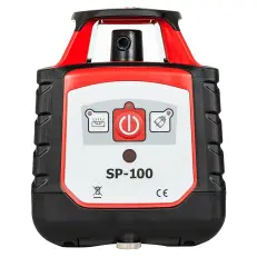 RGK SP-100 - ротационный нивелир (ротационный / красный луч / 600м с приемником / ±0,15 мм)