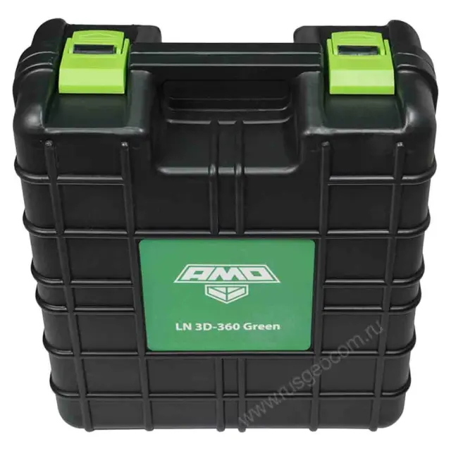 AMO LN 3D-360 Green с калибровкой - лазерный уровень с зеленым лучом