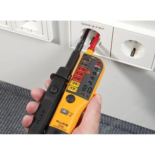 Тестер Fluke T110 — измеритель электросетей