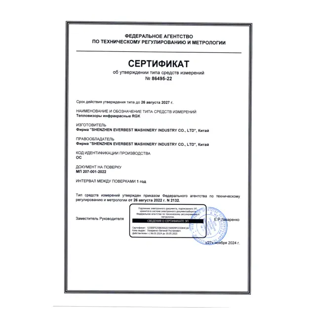 RGK TL-160+ - тепловизор