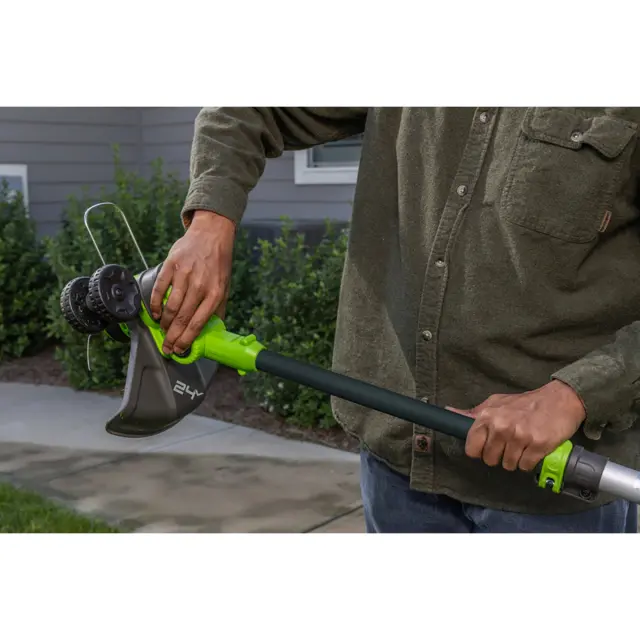 Greenworks G24LT301, 24V без АКБ и ЗУ - аккумуляторный триммер