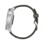 Часы для спорта Garmin Vivomove Style серебристый с травяным силиконовым ремешком