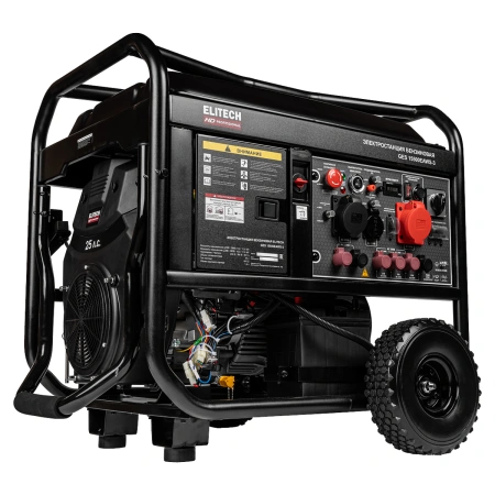 Elitech HD PROFESSIONAL GES 15500EAWS-3 - бензиновый генератор