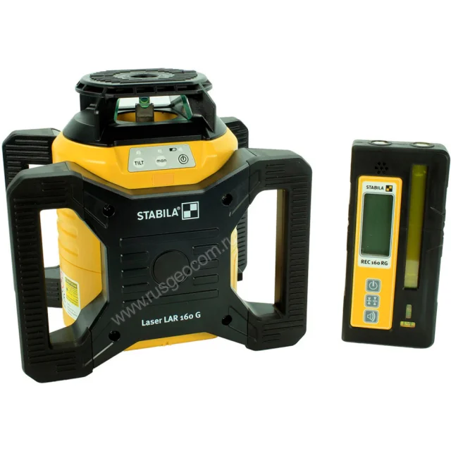 ротационный нивелир STABILA LAR 160 G с ресивером REC 160 RG