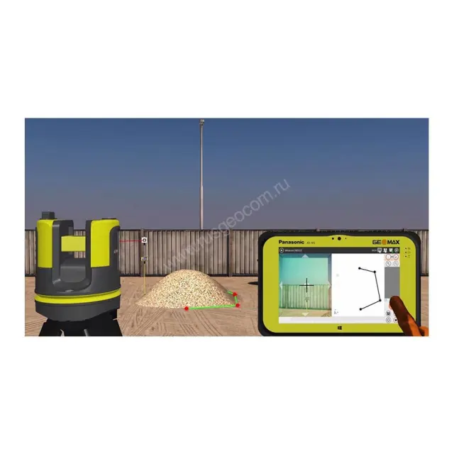 Замер недоступных точек Geomax FZ-M1
