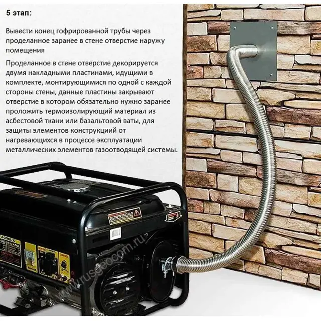 отвод выхлопных газов (1,5 м)