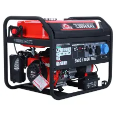 SUNREKA G3500EAX в тихом зимнем кожухе 1200 RAL 7035 - бензиновый генератор