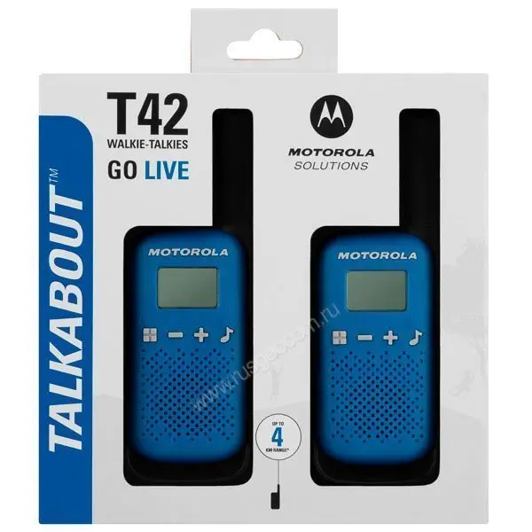 упаковка Motorola Talkabout T42 Twin Pack
