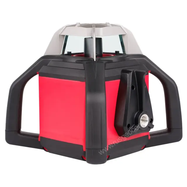 RGK SP-610 с калибровкой - ротационный нивелир (ротационный/красный луч/800м с приемником/±0,1 мм/АКБ)