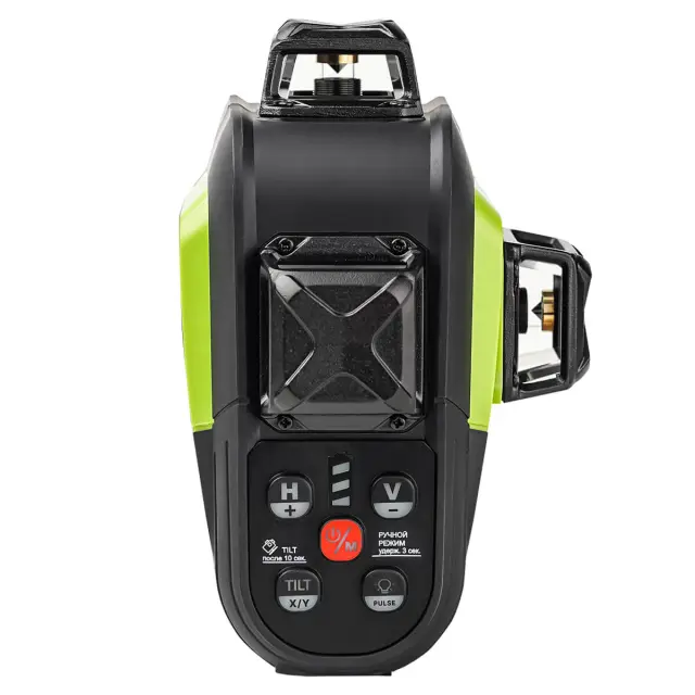 RGK SRV-4D PLUS - построитель плоскостей (360° / зеленый луч / 70м с приемником / АКБ)