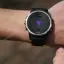 Часы Garmin Fenix 5S серебристые с черным ремешком