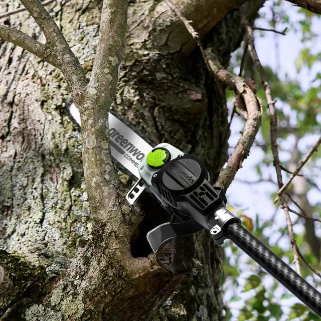 Greenworks PS102T 82V, 25 см, бесщеточный, без АКБ и ЗУ - аккумуляторный высоторез-сучкорез