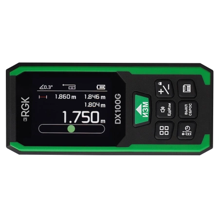 RGK DX100G с поверкой - лазерный дальномер