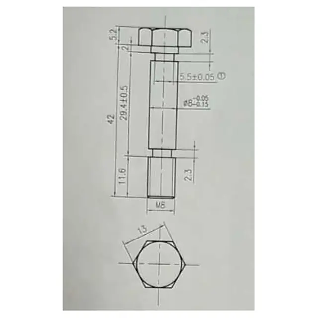 Комплект болтов REDVERG д/шнека снегоуборщика 2 шт.