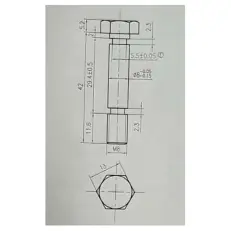 Комплект болтов REDVERG д/шнека снегоуборщика 2 шт.