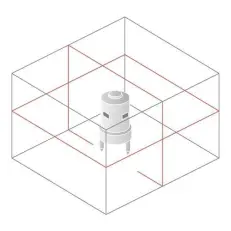 Схема лучей лазерного нивелира Condtrol INFINITER CL4