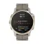 Часы для бега  Garmin Fenix 6S Pro Solar золотистый с серым замшевым ремешком