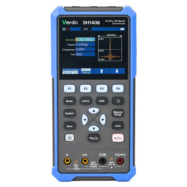 VERDO SH1406 - осциллограф-мультиметр