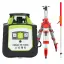 RGK SP-100G + штатив RGK SH-170, рейка RGK LR-2 - ротационный нивелир с зелёным лучом
