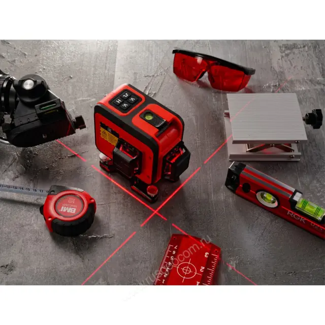 Купить лазерный уровень RGK PR-38R + штанга-упор RGK CG-2