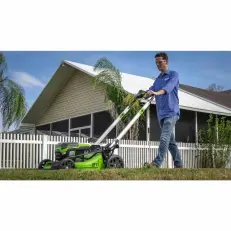 газонокосилка Greenworks GD60LM51SP бесщеточная, 60V без АКБ и ЗУ