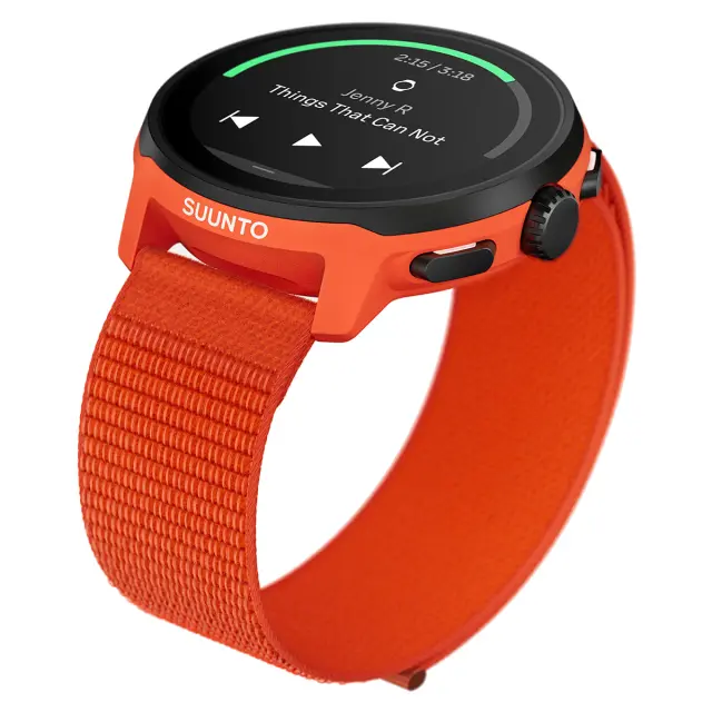 SUUNTO RUN Coral Orange - смарт часы с текстильным ремешком