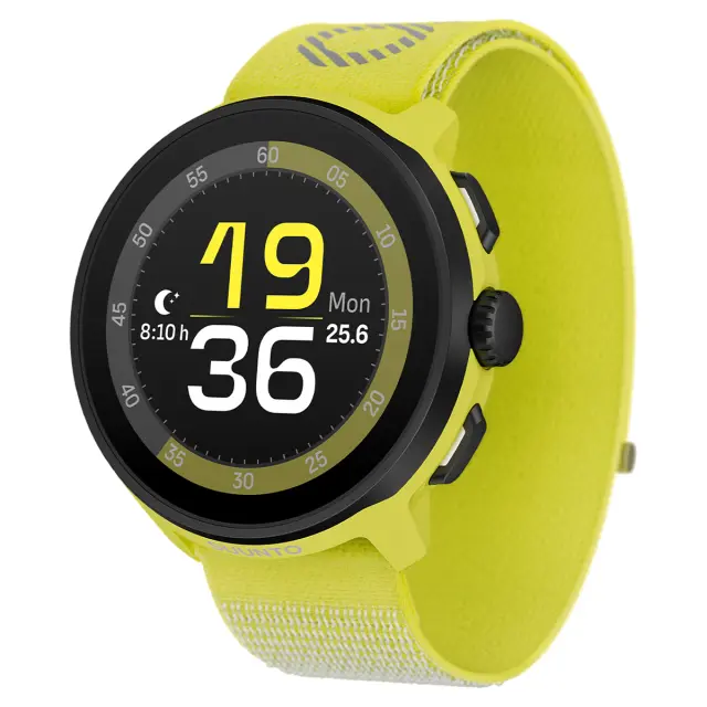SUUNTO RUN Lime - смарт часы с текстильным ремешком