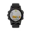 часы для бега  Garmin Fenix 5S Plus Sapphire черные с черным ремешком