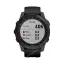 смарт Часы Garmin Fenix 7 Sapphire Solar титановый серый DLC с черным ремешком