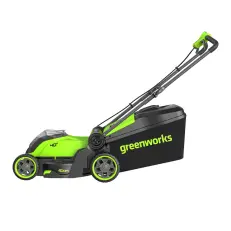Greenworks GD40LM411 бесщеточная, 40V без АКБ и ЗУ  - аккумуляторная газонокосилка