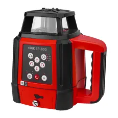 RGK SP-800 - ротационный нивелир (ротационный / красный луч / 800м с приемником / ±0,05 мм)