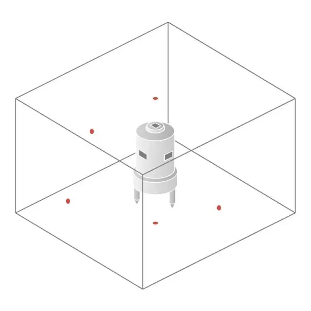 Схема лучей лазерного нивелира Bosch GPL 5