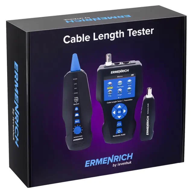 Ermenrich NetGeeks NL80 - измеритель длины кабеля
