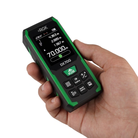 RGK DX70G с поверкой - лазерный дальномер