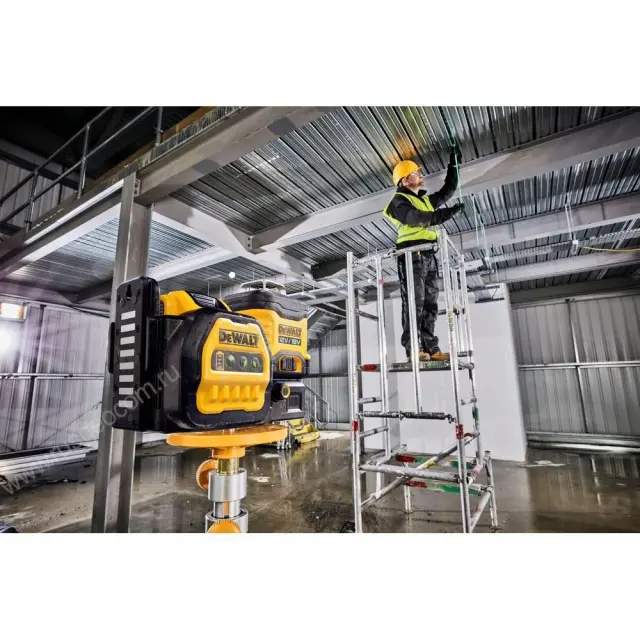 DEWALT DCE089NG18 с калибровкой - лазерный нивелир
