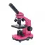 Микроскоп Микромед Эврика 40x-400x в кейсе (фуксия)