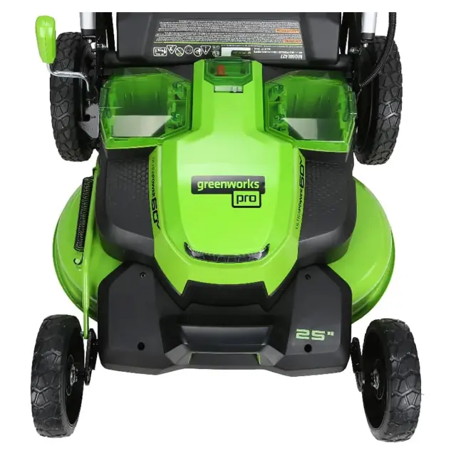 Greenworks GD60LM61 бесщеточная, 60V - аккумуляторная газонокосилка