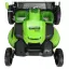 Greenworks GD60LM61 бесщеточная, 60V - аккумуляторная газонокосилка